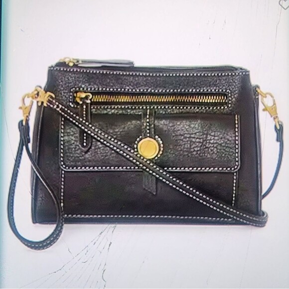 St. John Bay Vivian Convertible Crossbody Bag Dark Wine - Picture 3 of 6